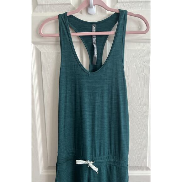 VUORI Jade Heather Drawstring Racerback Jogger Lux Jumpsuit - Picture 6 of 12